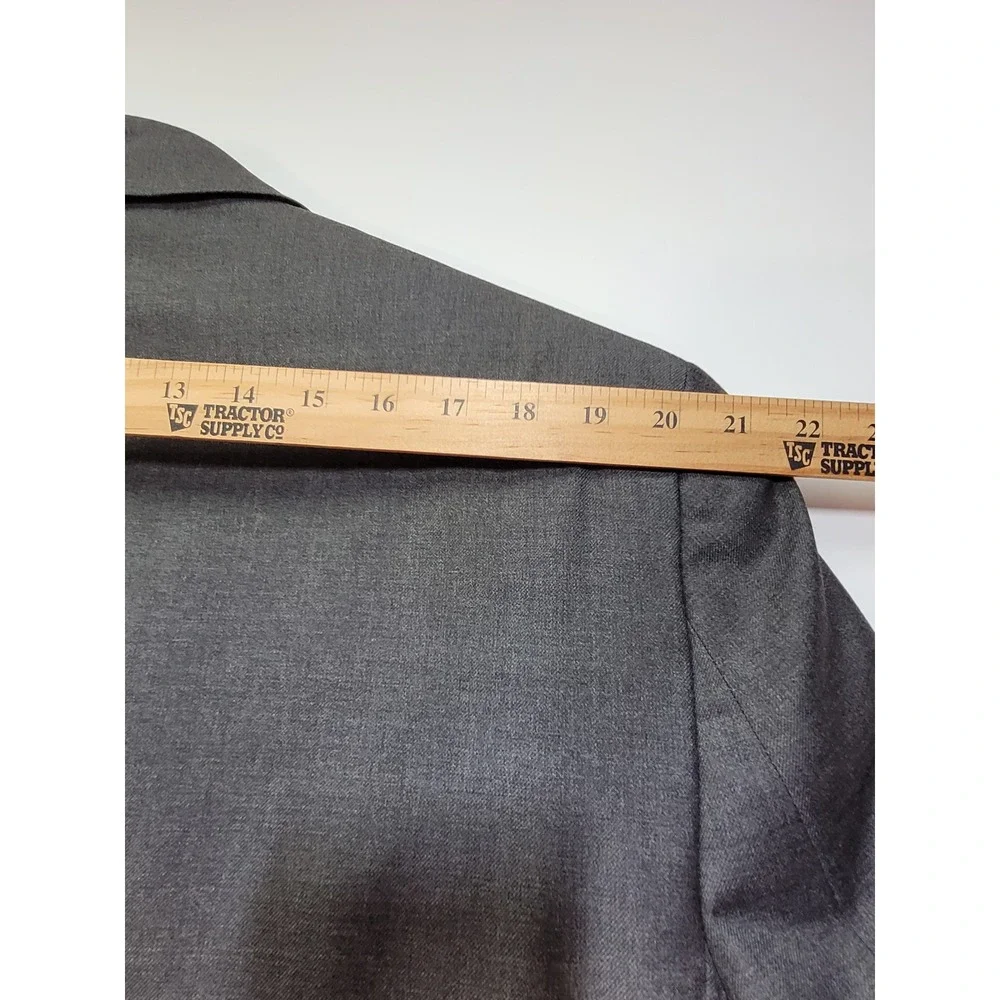 Jos. A. Bank Suit Mens 48R Wool Traveler Chelsea Gray Tailored Fit 2pc Business